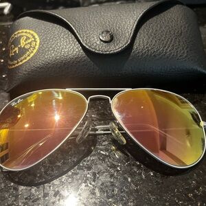 Ray Ban metallic sunglasses